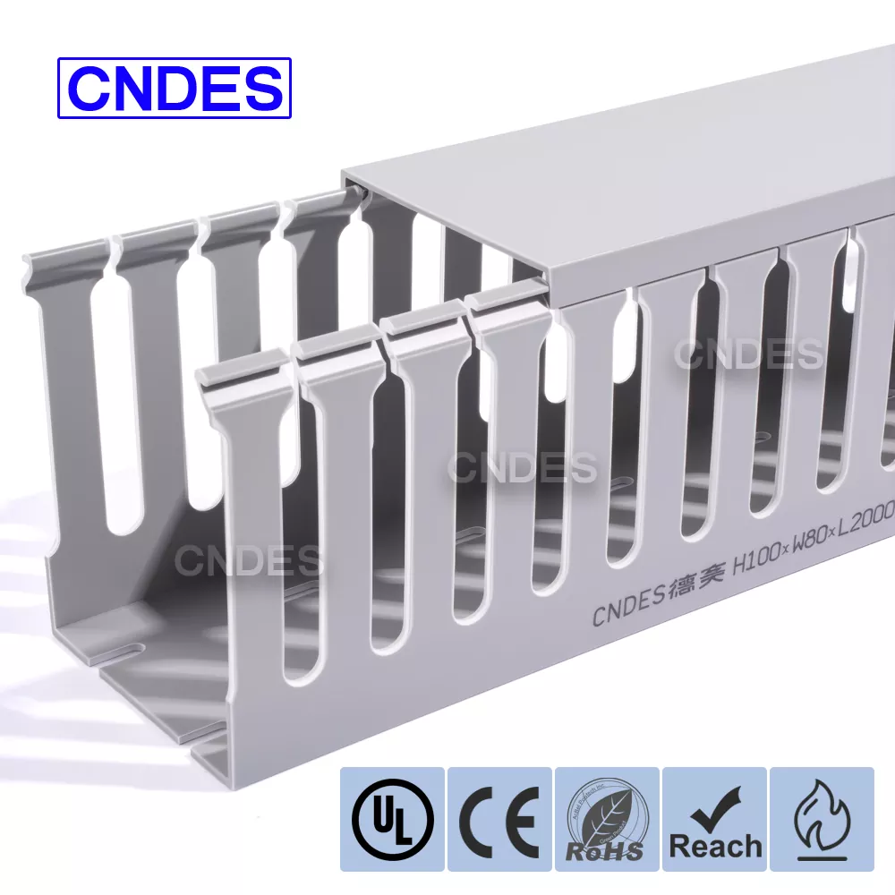 100×80 икемді саңылаулы ПВХ сым арнасы