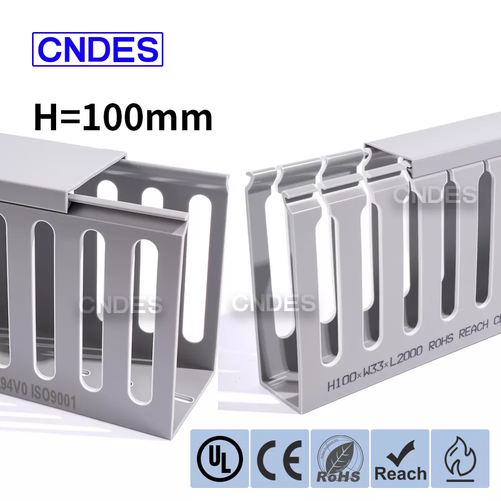 100 мм Биіктігі ашық ұясы ПВХ қоршау сым арнасы